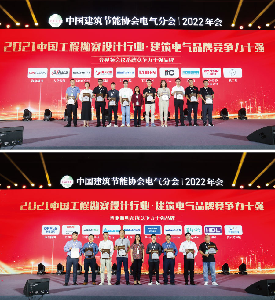 第10屆建築（zhù）電氣品牌競爭力十強