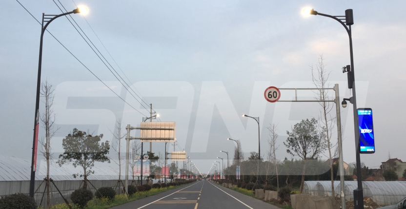 浙江大雲溫泉大（dà）道智慧路燈