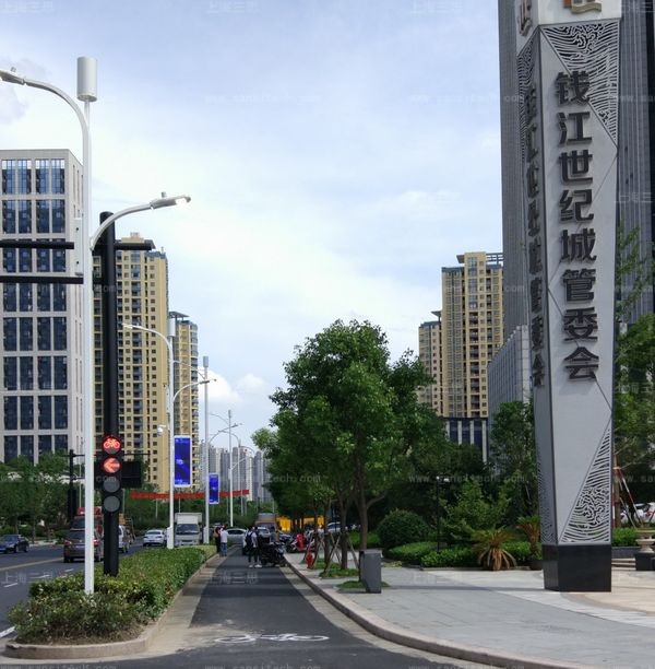 91福利视频网智慧路燈係統杭州錢江世紀（jì）城項目