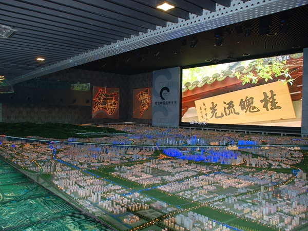 杭州城市規（guī）劃（huá）展示館室內全彩顯示屏