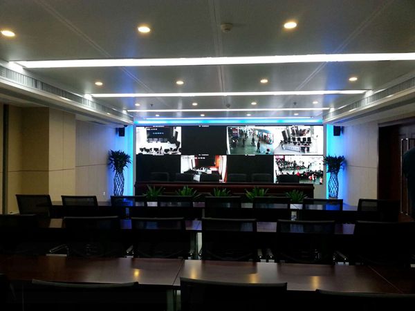 江蘇交（jiāo）通運輸廳會議係統室內全（quán）彩led顯示屏