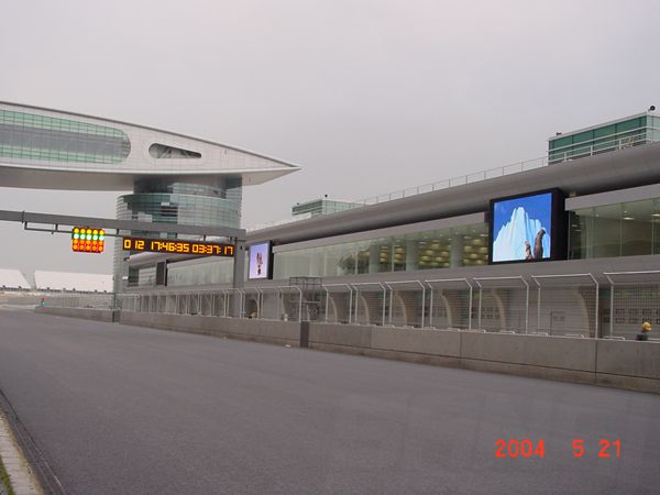 上海F1賽車場室內（nèi）全彩led顯示屏