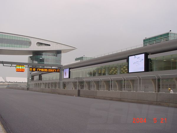 上海F1賽（sài）車（chē）場（chǎng）室內led全彩（cǎi）顯示（shì）屏（píng）
