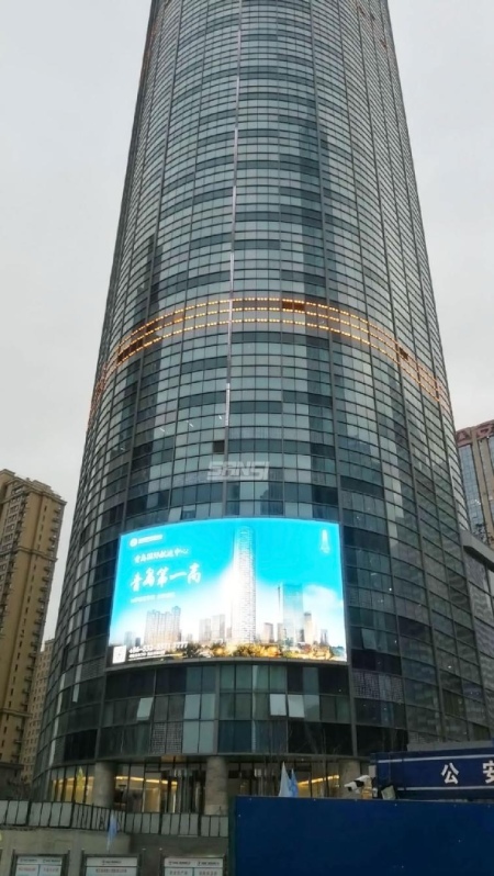 約223.8㎡ 青（qīng）島國際（jì）航運中心LED弧形屏