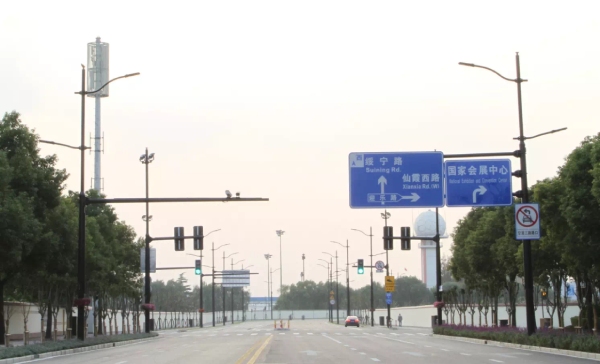 多杆合一標杆項目（mù）：上海（hǎi）進博會