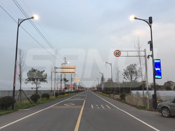 浙江大雲溫（wēn）泉大道智慧路燈