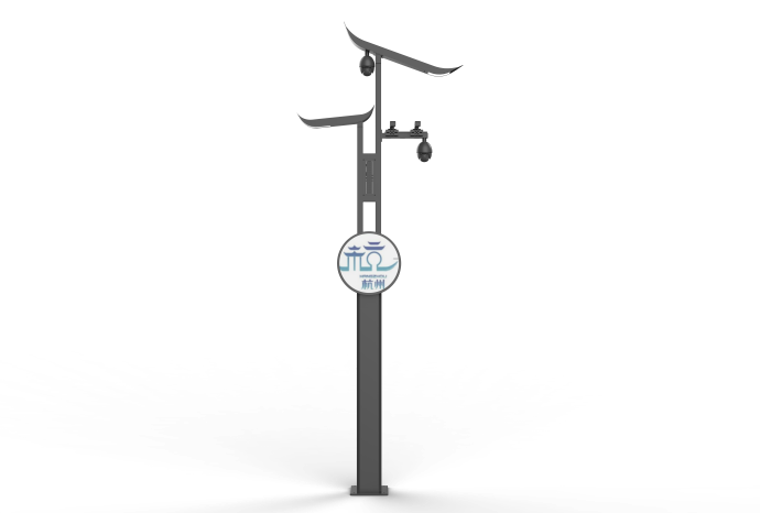 杭州西湖（hú）湖濱路智慧路燈杆型（xíng）