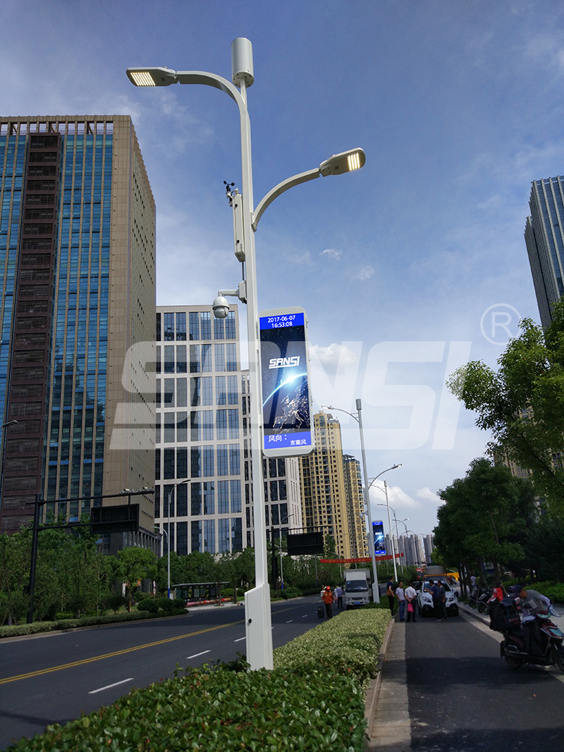 智慧路燈,推（tuī）動城市環境監測,新突破