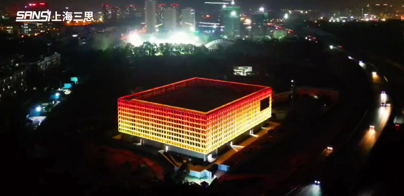 新看點,成都城東,體育公（gōng）園,建築,泛光,顯示方案