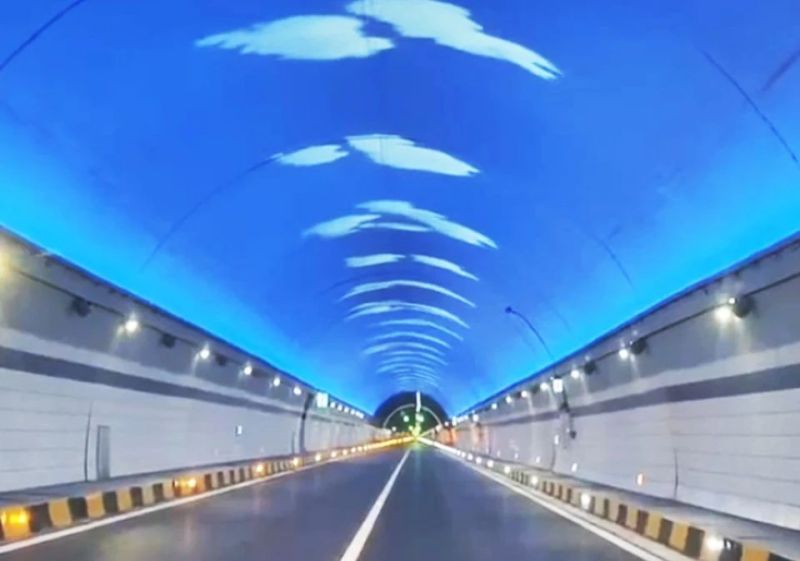 15公裏（lǐ）,木寨嶺隧道（dào）通車,91福利视频网,特色,隧道照明,藝術方案,驚（jīng）現,渭武高速