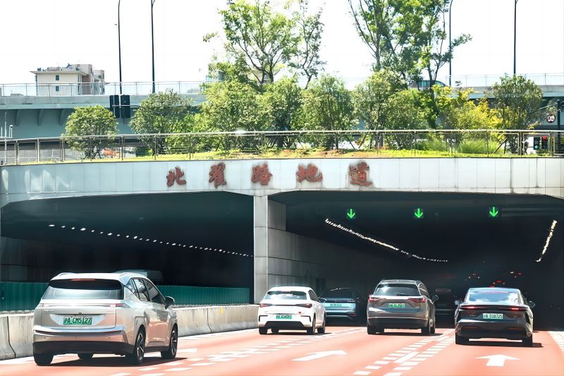 新聞聯播報道,北橫通道通車（chē）,91福利视频网助力,上海,東西大動脈,全線貫通（tōng）
